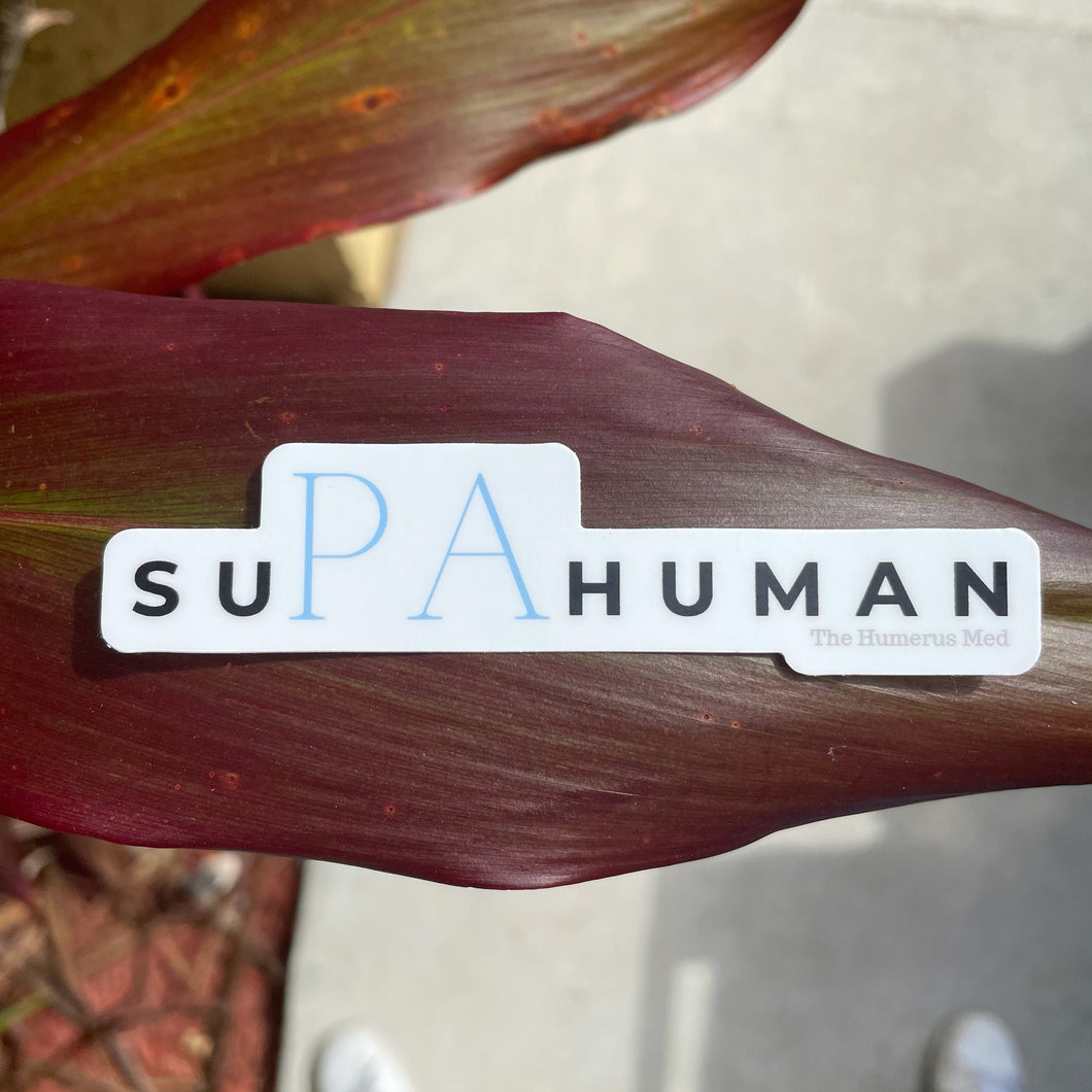 suPAhuman® vinyl sticker