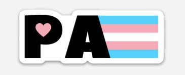 PA Trans Pride vinyl sticker